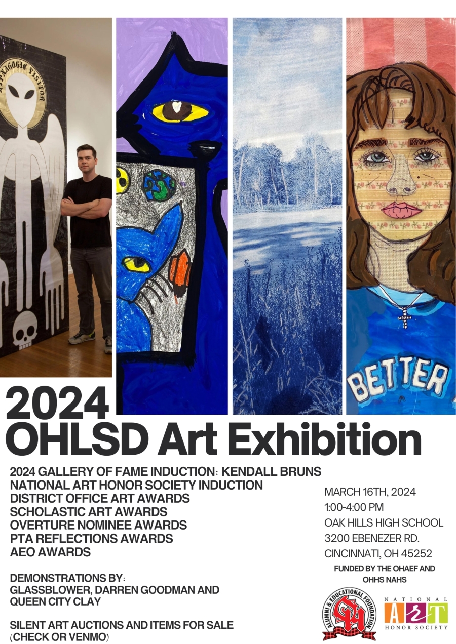 Save the Date, 3/16/2024, for the OHLSD Art Exhibition!